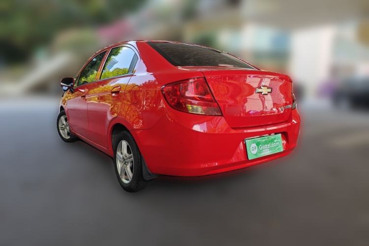 Used Chevrolet Sail 2013 Sedan 1.4L AMT Enjoy Edition Rear Left 45 Deg