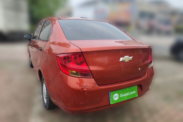 Used Chevrolet Sail 2013 Sedan 1.2L Manual Warm Edition Rear Left 45 Deg