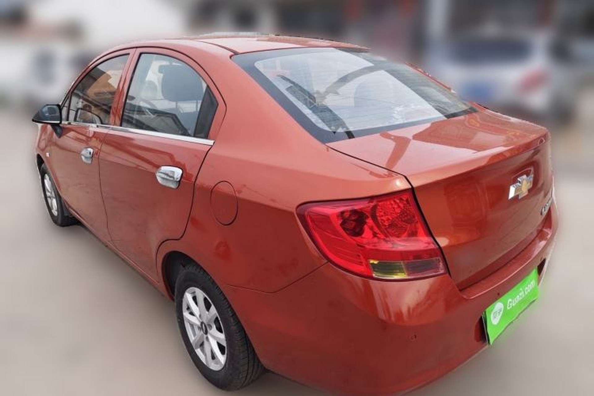Used Chevrolet Sail 2013 Sedan 1.2L Manual Fashionable Happiness Edition Rear Left 45 Deg