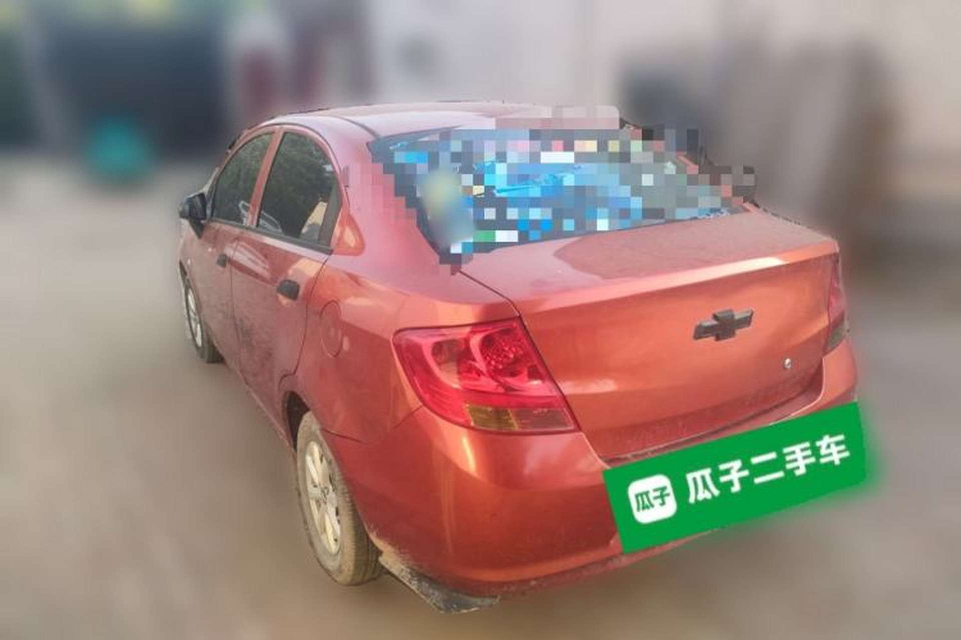 Used Chevrolet Sail 2013 Sedan 1.2L Manual Fashionable Happiness Edition Rear Left 45 Deg