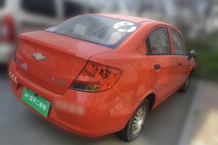 Used Chevrolet Sail 2013 Sedan 1.2L Manual Warm Edition Rear Right 45 Deg