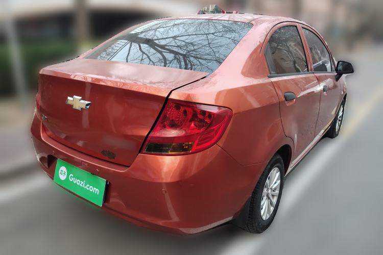 Used Chevrolet Sail 2013 Sedan 1.2L Manual Fashion Edition Rear Right 45 Deg