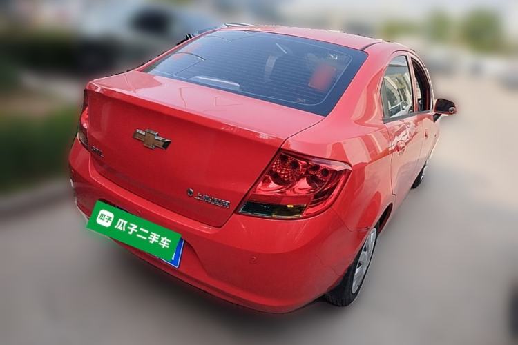 Used Chevrolet Sail 2013 Sedan 1.4L Manual Elegance Edition Rear Right 45 Deg