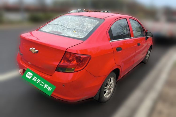 Used Chevrolet Sail 2013 Sedan 1.4L Manual Ideal Edition Rear Right 45 Deg