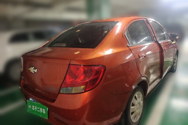 Used Chevrolet Sail 2013 Sedan 1.4L Manual Happiness Edition II Rear Right 45 Deg