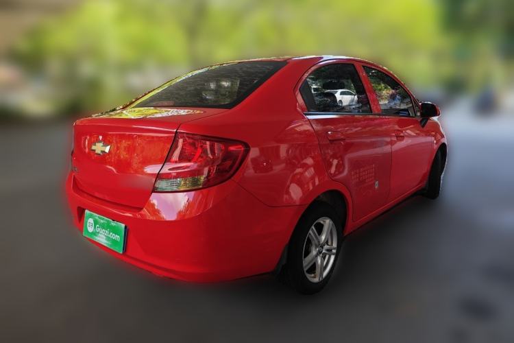 Used Chevrolet Sail 2013 Sedan 1.4L AMT Enjoy Edition Rear Right 45 Deg