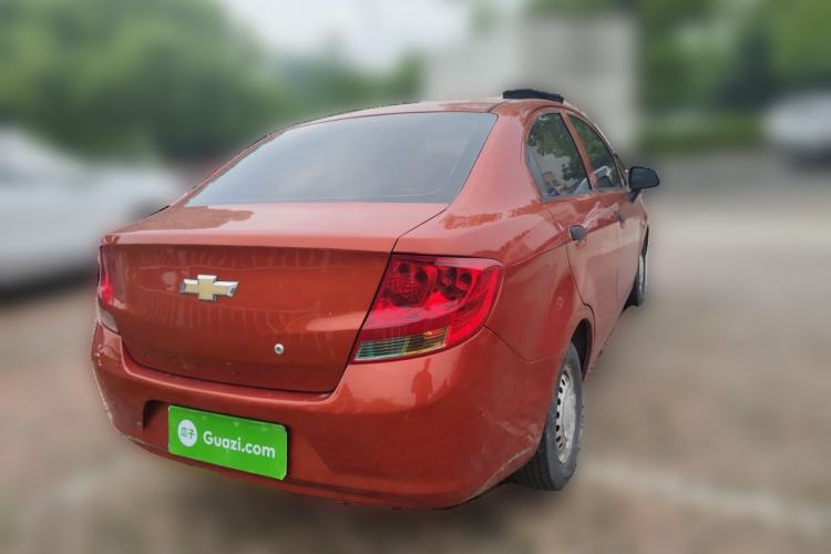 Used Chevrolet Sail 2013 Sedan 1.2L Manual Warm Edition Rear Right 45 Deg