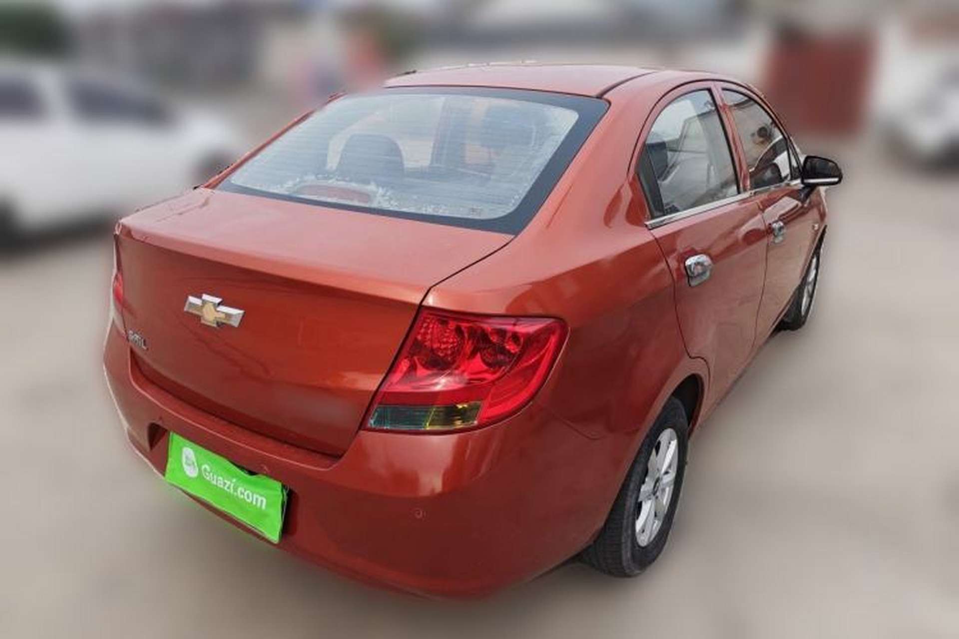 Used Chevrolet Sail 2013 Sedan 1.2L Manual Fashionable Happiness Edition Rear Right 45 Deg