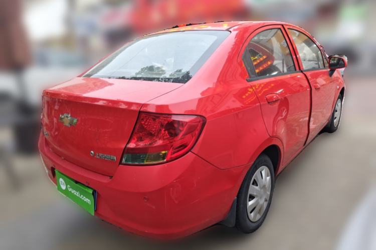 Used Chevrolet Sail 2013 Sedan 1.4L Manual Elegance Edition Rear Right 45 Deg