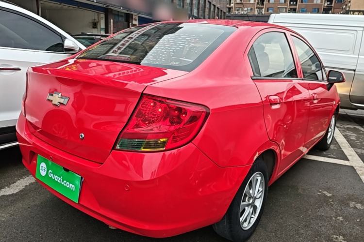 Used Chevrolet Sail 2013 Sedan 1.4L Manual Elegance Edition Rear Right 45 Deg