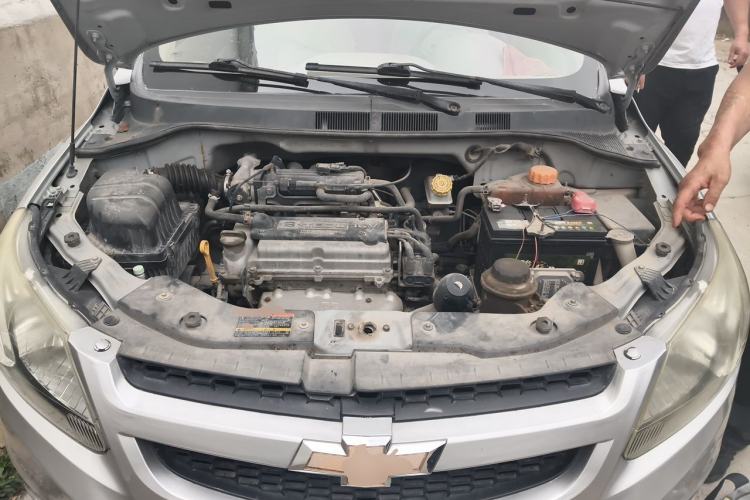 Used Chevrolet Sail 2013 Sedan 1.2L Manual Fashionable Happiness Edition Engine Bay