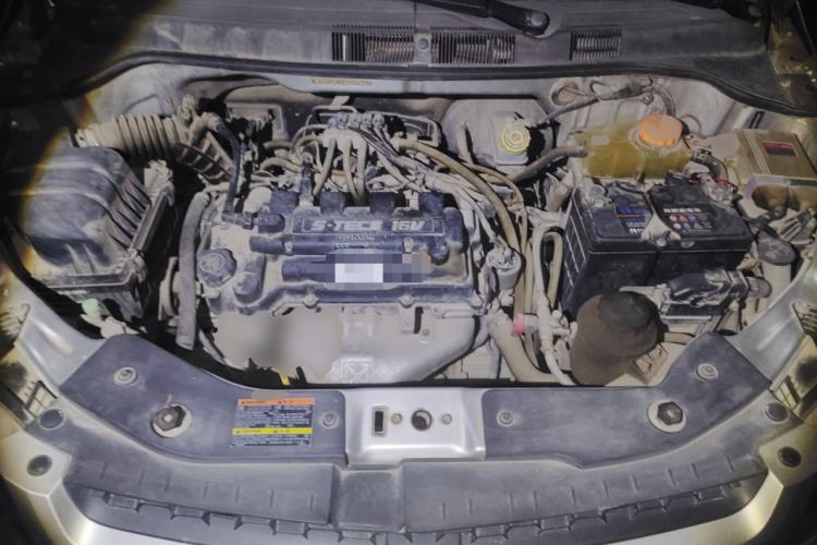 Used Chevrolet Sail 2013 Sedan 1.4L Manual Ideal Happiness Edition Engine Bay