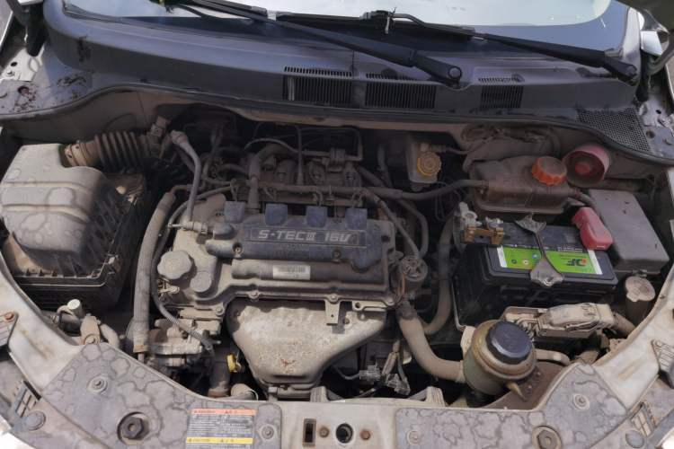 Used Chevrolet Sail 2013 Sedan 1.4L Manual Happiness Edition II Engine Bay