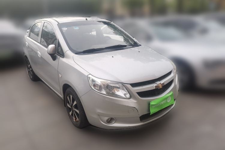 Used Chevrolet Sail 2013 Sedan 1.4L AMT Enjoy Edition Front Right 45 Deg