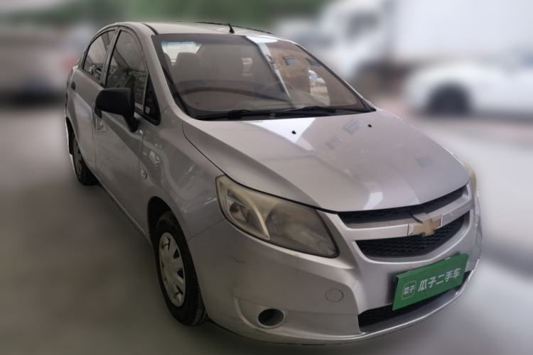 Used Chevrolet Sail 2013 Sedan 1.2L Manual Fashionable Happiness Edition Front Right 45 Deg