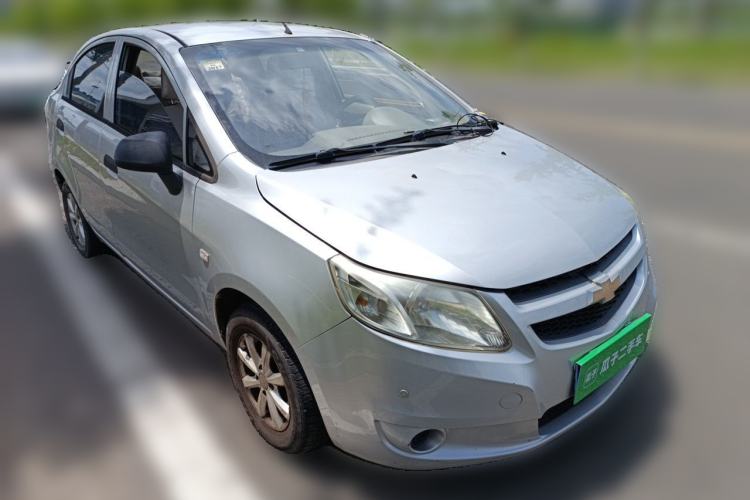 Used Chevrolet Sail 2013 Sedan 1.2L Manual Warm Edition Front Right 45 Deg