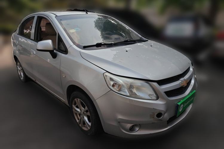 Used Chevrolet Sail 2013 Sedan 1.4L Manual Elegance Edition Front Right 45 Deg