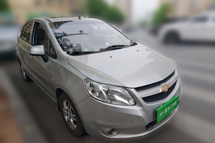 Used Chevrolet Sail 2013 Sedan 1.4L AMT Enjoy Edition Front Right 45 Deg