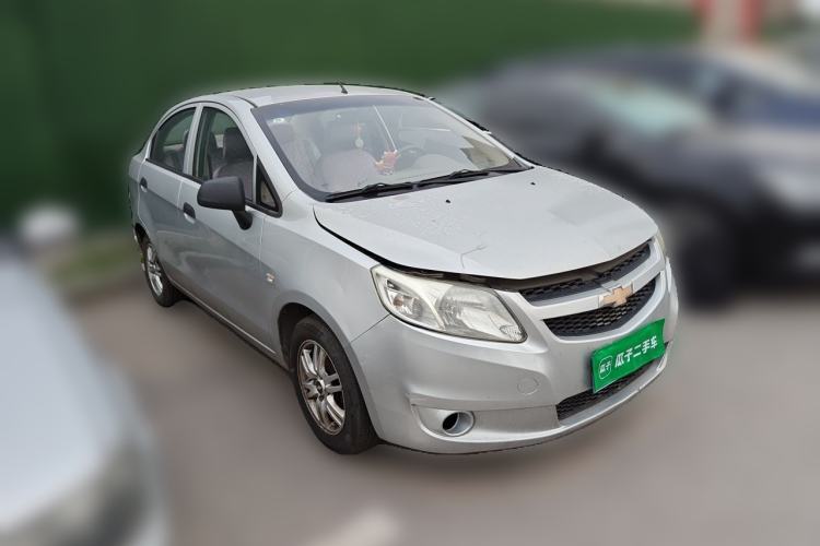 Used Chevrolet Sail 2013 Sedan 1.2L Manual Ideal Edition Front Right 45 Deg