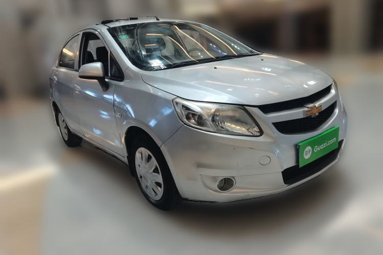 Used Chevrolet Sail 2013 Sedan 1.4L AMT Enjoy Edition Front Right 45 Deg