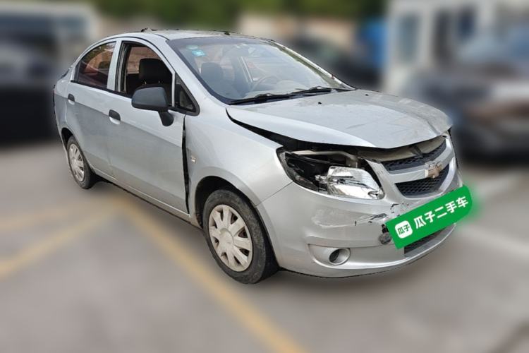 Used Chevrolet Sail 2013 Sedan 1.4L Manual Ideal Edition Front Right 45 Deg