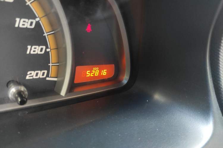 Used Chevrolet Sail 2013 Sedan 1.4L Manual Ideal Happiness Edition Odometer Close Up