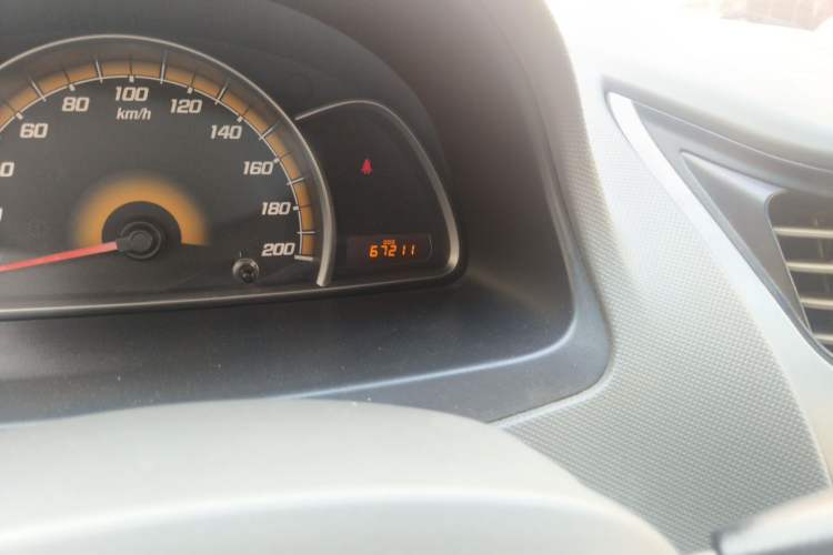Used Chevrolet Sail 2013 Sedan 1.4L Manual Elegance Edition Odometer Close Up