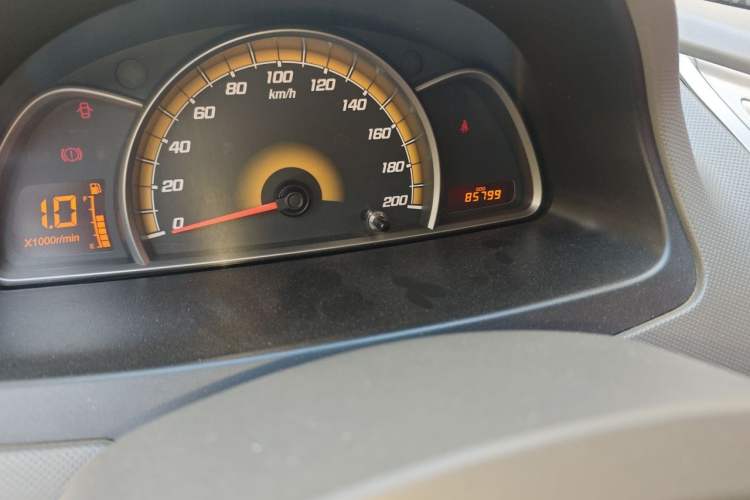 Used Chevrolet Sail 2013 Sedan 1.2L Manual Fashion Edition Odometer Close Up