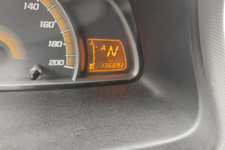 Used Chevrolet Sail 2013 Hatchback 1.2L AMT Ideal Edition Odometer Close Up