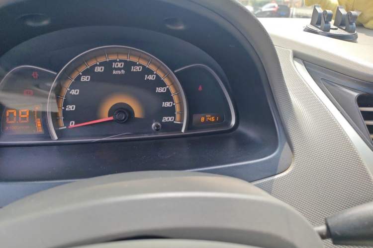 Used Chevrolet Sail 2013 Sedan 1.4L Manual Ideal Edition Odometer Close Up