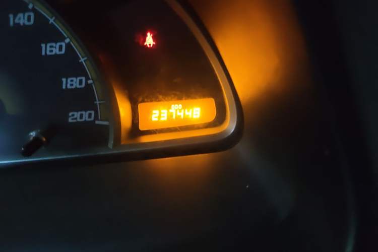 Used Chevrolet Sail 2013 Sedan 1.2L Manual Ideal Edition Odometer Close Up