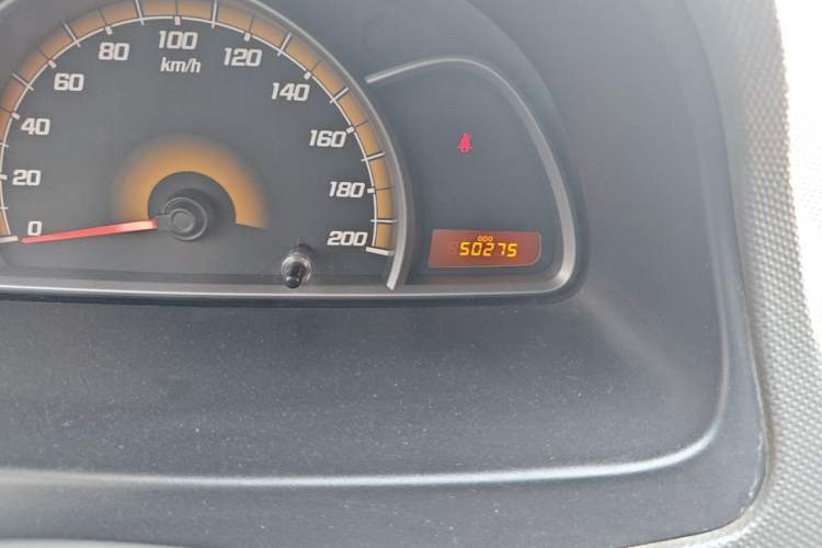 Used Chevrolet Sail 2013 Sedan 1.2L Manual Fashionable Happiness Edition Odometer Close Up