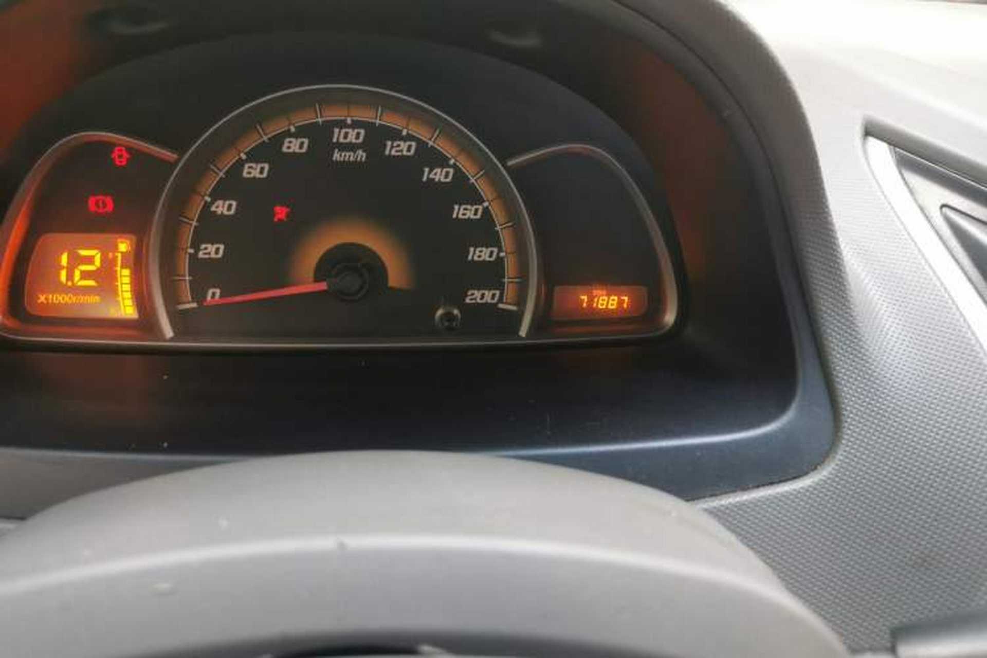 Used Chevrolet Sail 2013 Sedan 1.4L Manual Elegance Edition Odometer Close Up