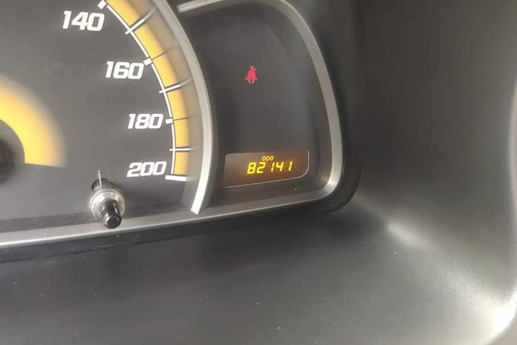 Used Chevrolet Sail 2013 Sedan 1.2L Manual Fashionable Happiness Edition Odometer Close Up