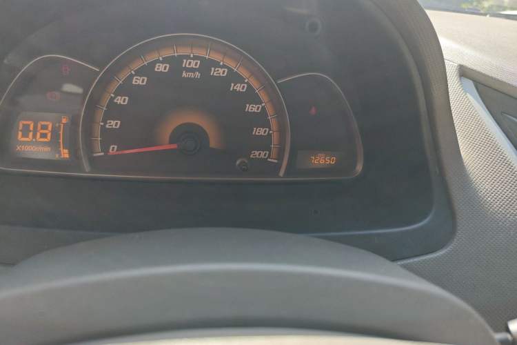 Used Chevrolet Sail 2013 Sedan 1.2L Manual Fashionable Happiness Edition Odometer Close Up