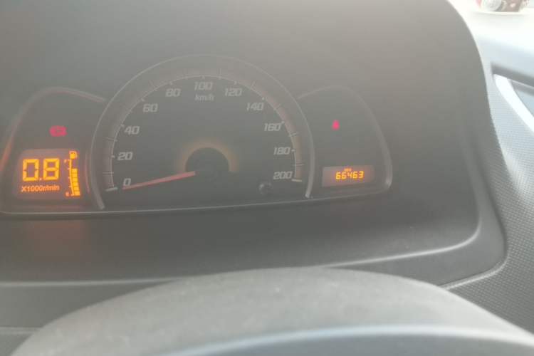 Used Chevrolet Sail 2013 Sedan 1.4L Manual Ideal Happiness Edition Odometer Close Up