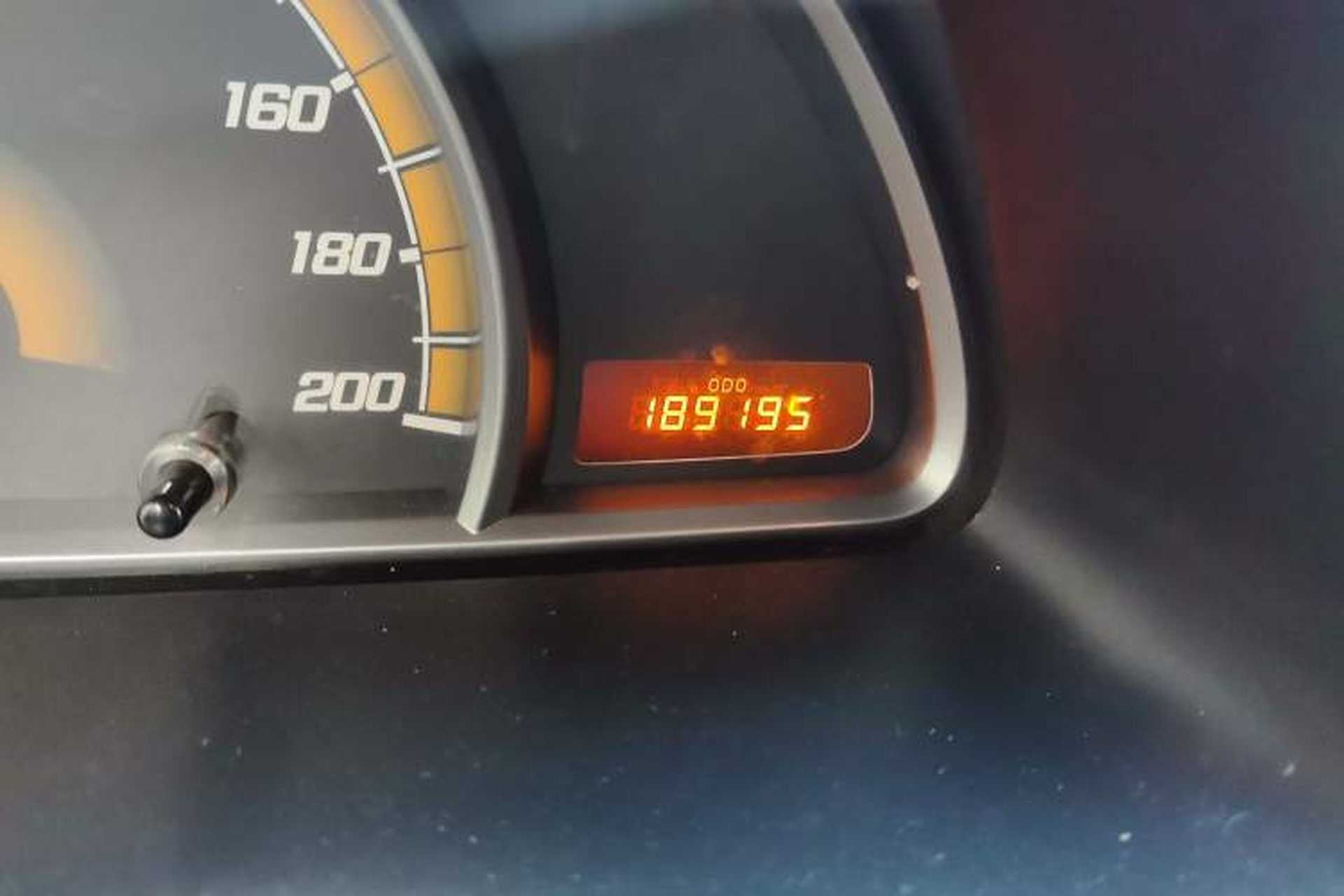 Used Chevrolet Sail 2013 Sedan 1.2L Manual Warm Edition Odometer Close Up