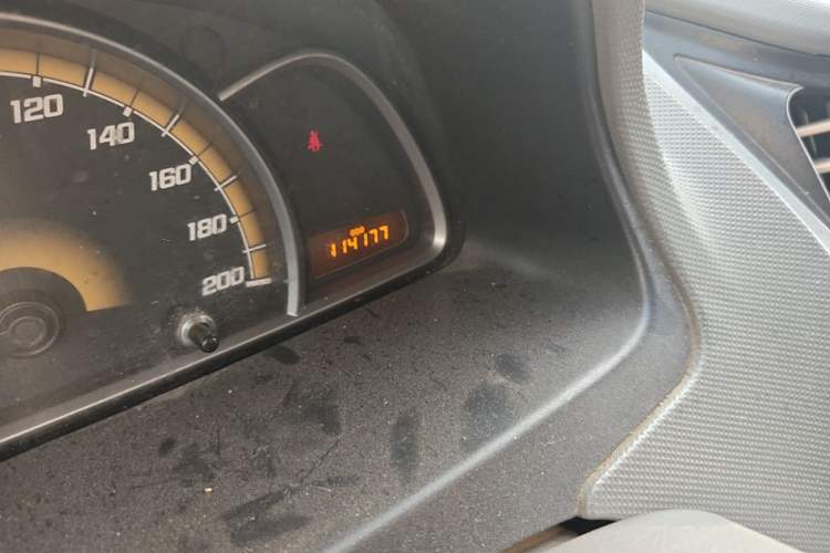 Used Chevrolet Sail 2013 Sedan 1.4L Manual Ideal Edition Odometer Close Up