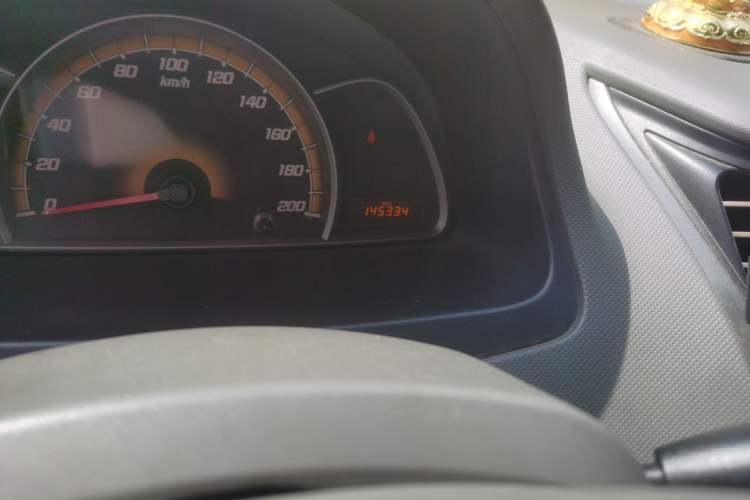 Used Chevrolet Sail 2013 Sedan 1.2L Manual Fashion Edition Odometer Close Up
