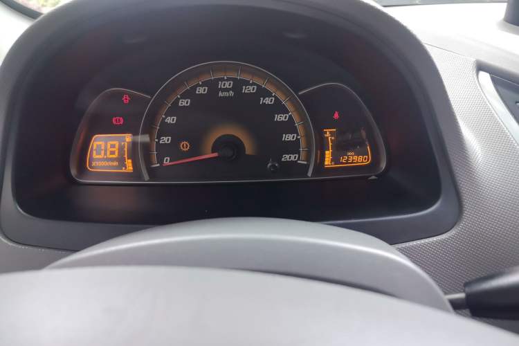 Used Chevrolet Sail 2013 Sedan 1.4L Manual - Youyi Happiness Edition Odometer Close Up