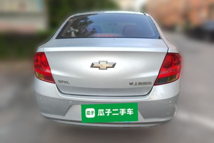 Used Chevrolet Sail 2013 Sedan 1.4L Manual Ideal Happiness Edition Rear