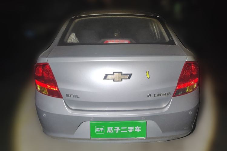 Used Chevrolet Sail 2013 Sedan 1.4L Manual Ideal Happiness Edition Rear