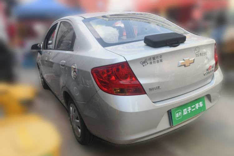Used Chevrolet Sail 2013 Sedan 1.4L Manual Elegance Edition Rear Left 45 Deg