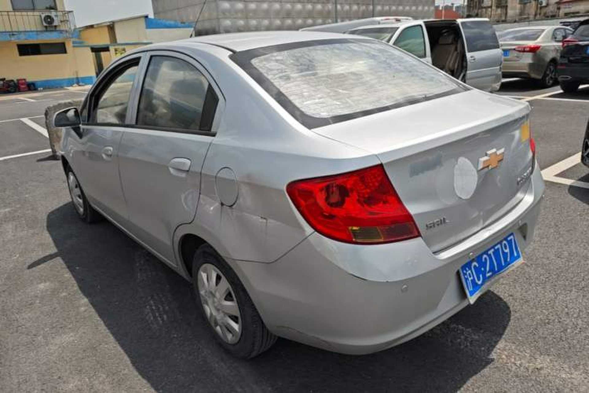 Used Chevrolet Sail 2013 Sedan 1.4L AMT Enjoy Edition Rear Left 45 Deg
