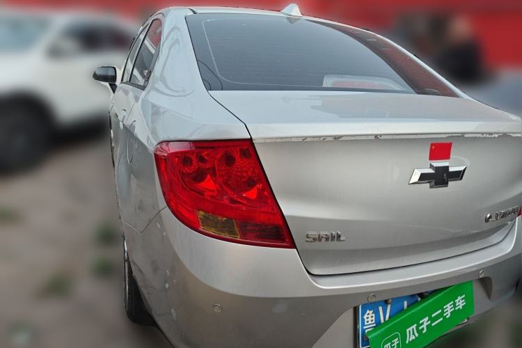 Used Chevrolet Sail 2013 Sedan 1.4L Manual Happiness Edition II Rear Left 45 Deg