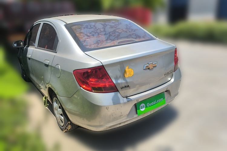 Used Chevrolet Sail 2013 Sedan 1.4L Manual Elegance Edition Rear Left 45 Deg