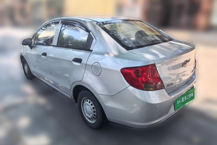 Used Chevrolet Sail 2013 Sedan 1.2L Manual Fashionable Happiness Edition Rear Left 45 Deg
