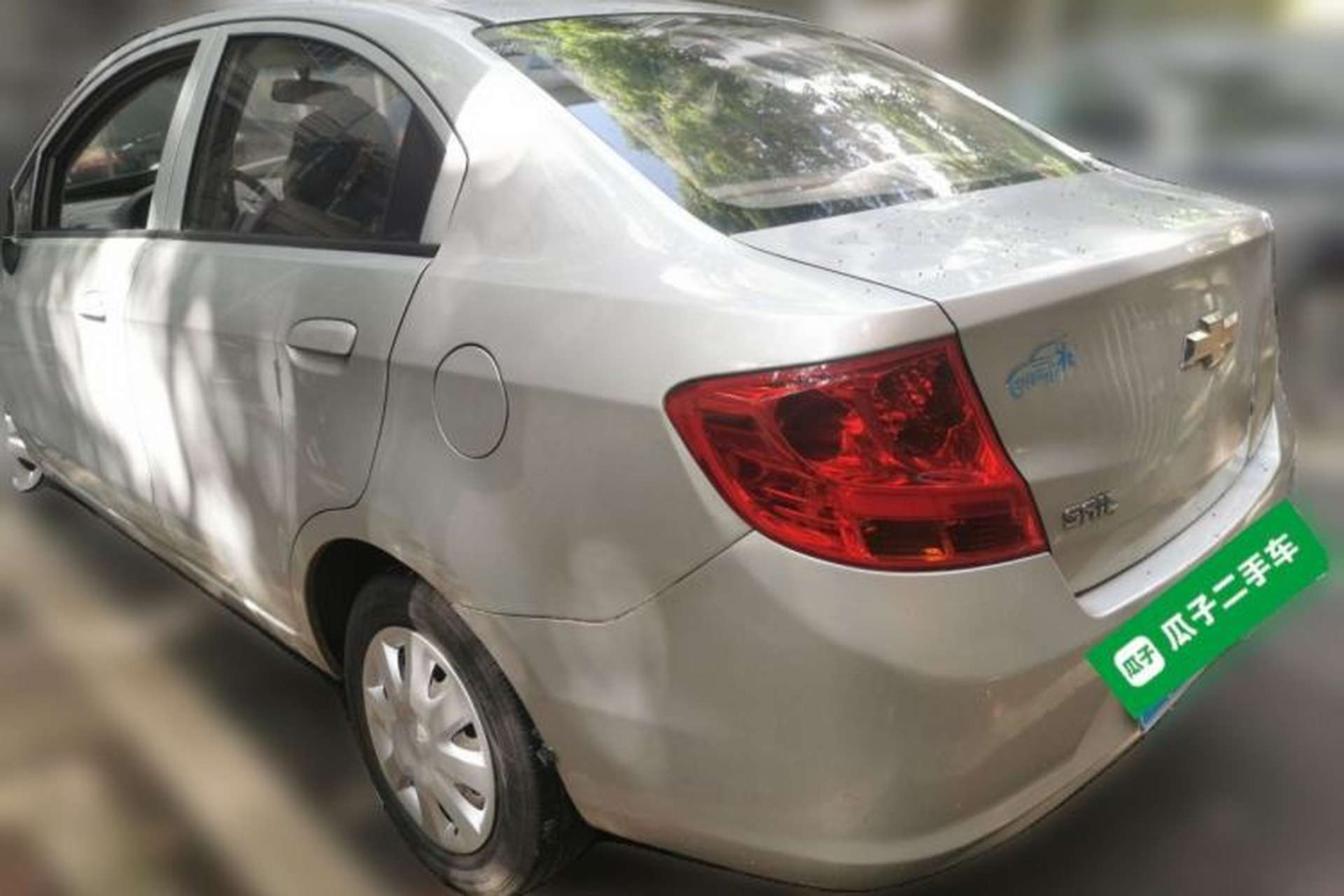 Used Chevrolet Sail 2013 Sedan 1.4L Manual Elegance Edition Rear Left 45 Deg