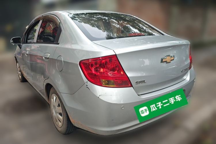 Used Chevrolet Sail 2013 Sedan 1.4L Manual - Youyi Happiness Edition Rear Left 45 Deg