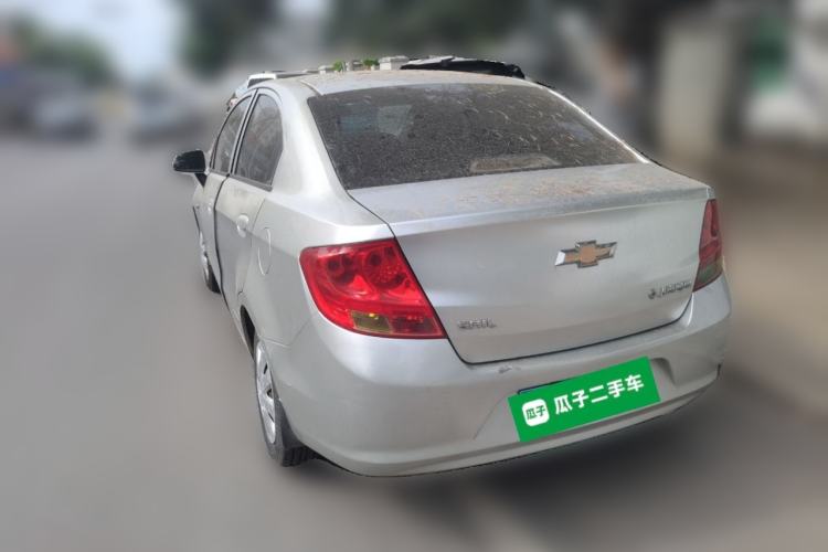 Used Chevrolet Sail 2013 Sedan 1.4L Manual Elegance Edition Rear Left 45 Deg
